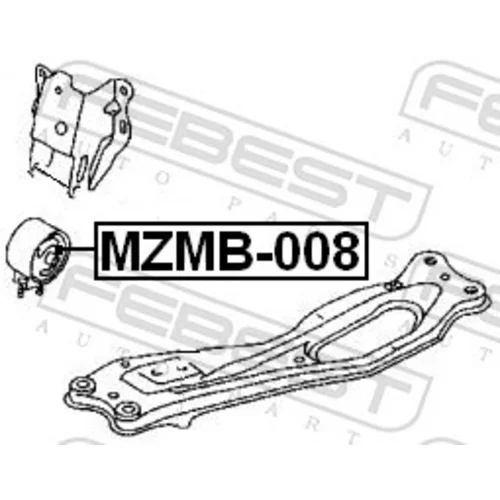 Uloženie motora MZMB-008 /FEBEST/ - obr. 1