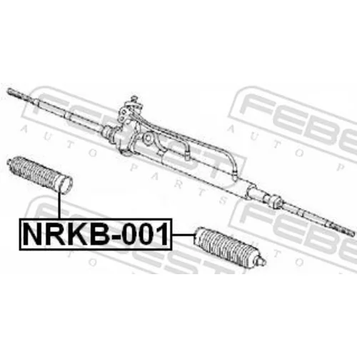 Manžeta riadenia NRKB-001 /FEBEST/ - obr. 1