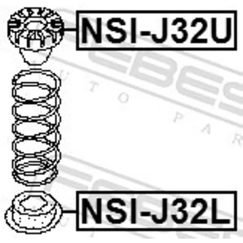 Tanier pružiny NSI-J32L /FEBEST/ - obr. 1