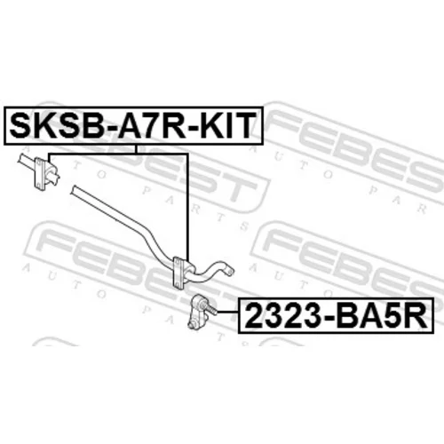 Opravná sada uloženia stabilizátora SKSB-A7R-KIT /FEBEST/ - obr. 1