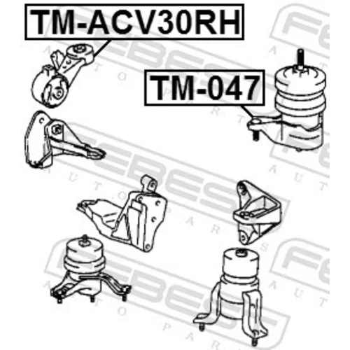 Uloženie motora TM-ACV30RH /FEBEST/ - obr. 1