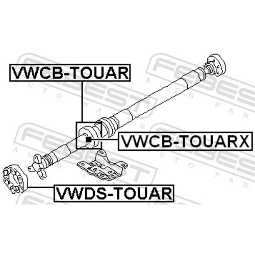Kĺbový hriadeľ VWDS-TOUAR /FEBEST/ - obr. 1