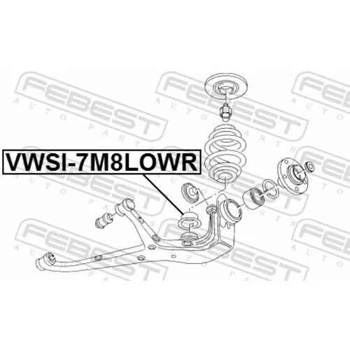 Tanier pružiny VWSI-7M8LOWR /FEBEST/ - obr. 1