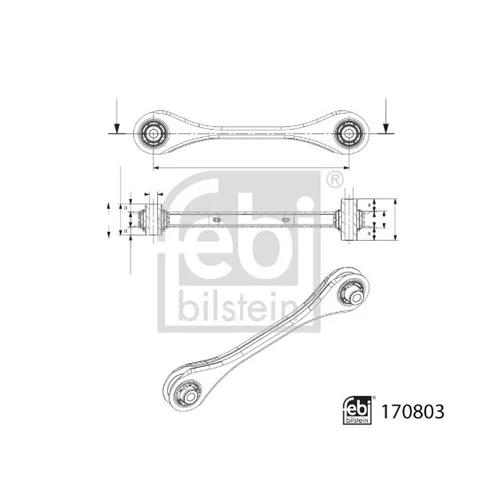 Rameno zavesenia kolies FEBI BILSTEIN 170803