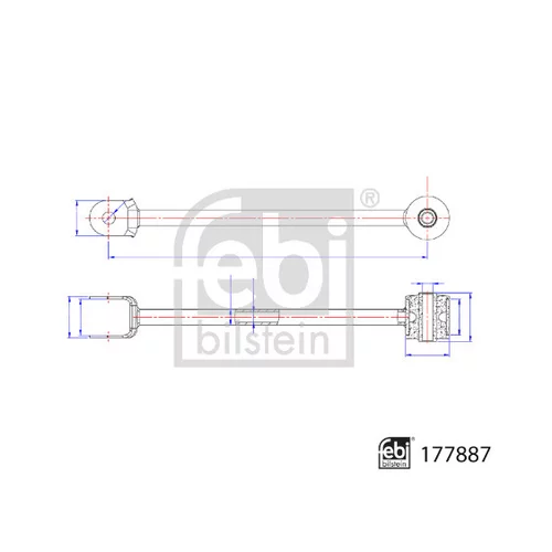 Rameno zavesenia kolies 177887 (FEBI Bilstein) - obr. 2