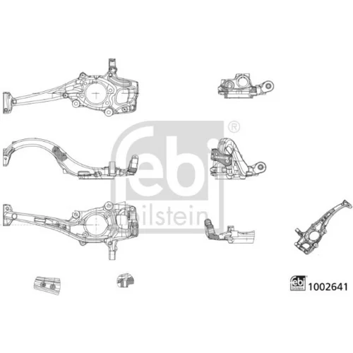Čap nápravy zavesenia kolies FEBI BILSTEIN 1002641