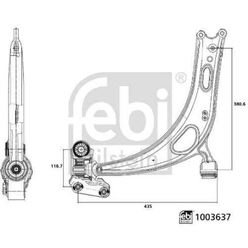 Rameno zavesenia kolies FEBI BILSTEIN 1003637