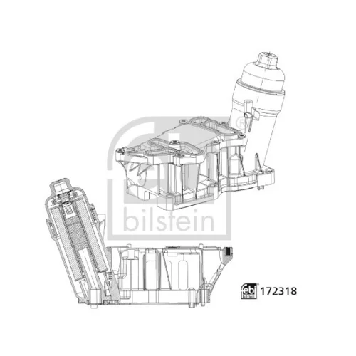 Obal olejového filtra FEBI BILSTEIN 172318