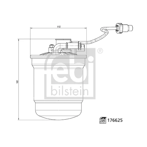 Palivový filter 176625 (FEBI Bilstein) - obr. 2
