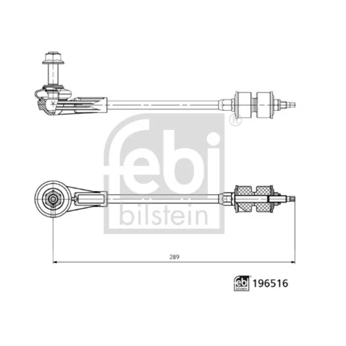 Tyč/Vzpera stabilizátora FEBI BILSTEIN 196516