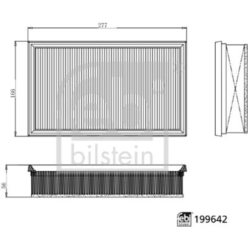 Vzduchový filter FEBI BILSTEIN 199642