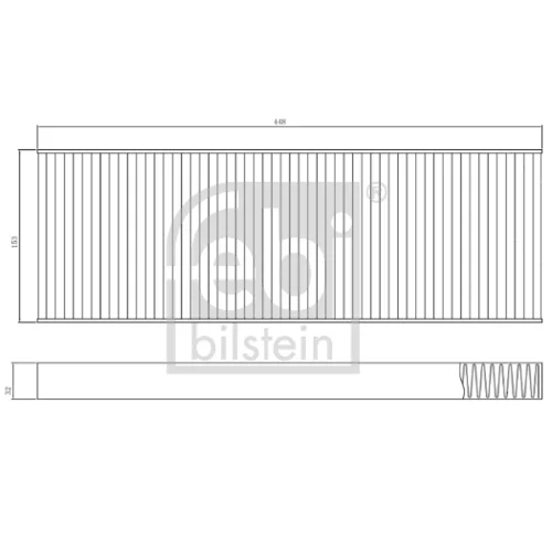 Filter vnútorného priestoru 173019 (FEBI Bilstein) - obr. 1