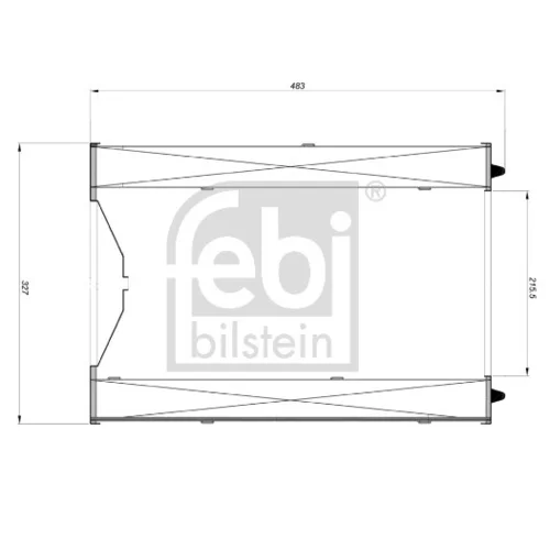 Vzduchový filter 173197 (FEBI Bilstein) - obr. 1