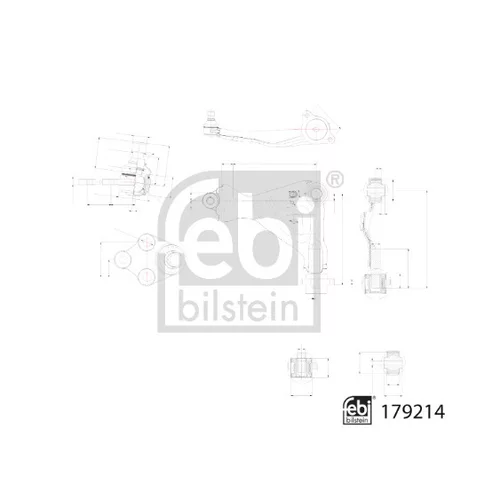 Rameno zavesenia kolies 179214 (FEBI Bilstein) - obr. 1
