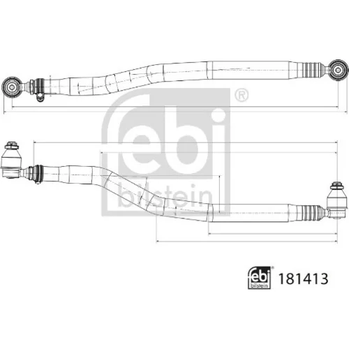 Tiahlo riadenia FEBI Bilstein 181413