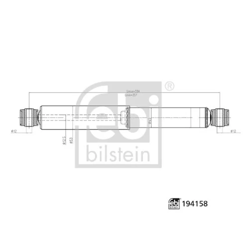 Tlmič pérovania FEBI BILSTEIN 194158