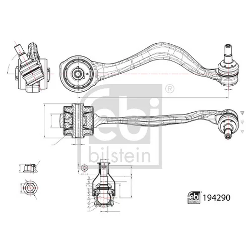 Rameno zavesenia kolies FEBI BILSTEIN 194290