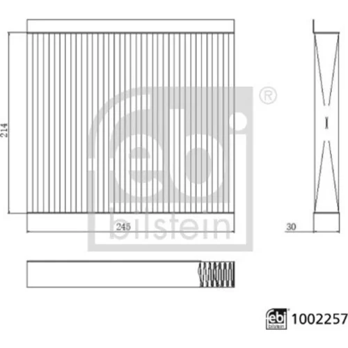 Filter vnútorného priestoru FEBI BILSTEIN 1002257