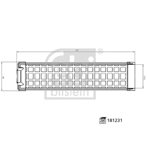Vzduchový filter FEBI BILSTEIN 181231
