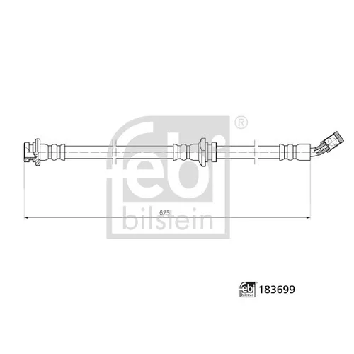 Brzdová hadica FEBI BILSTEIN 183699