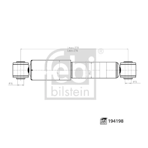 Tlmič pérovania FEBI BILSTEIN 194198