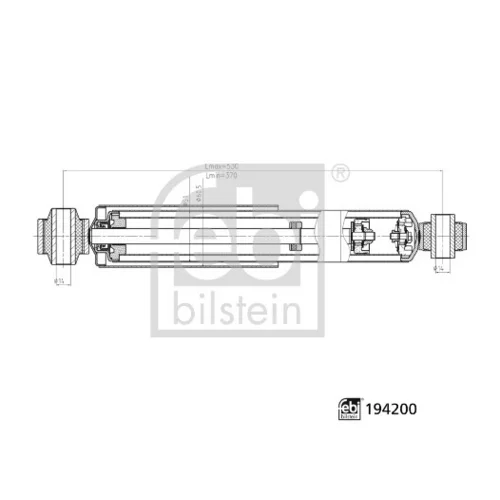 Tlmič pérovania FEBI BILSTEIN 194200