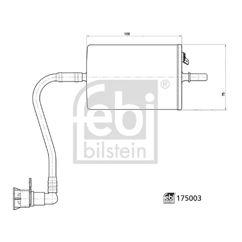 Palivový filter 175003 (FEBI Bilstein) - obr. 2