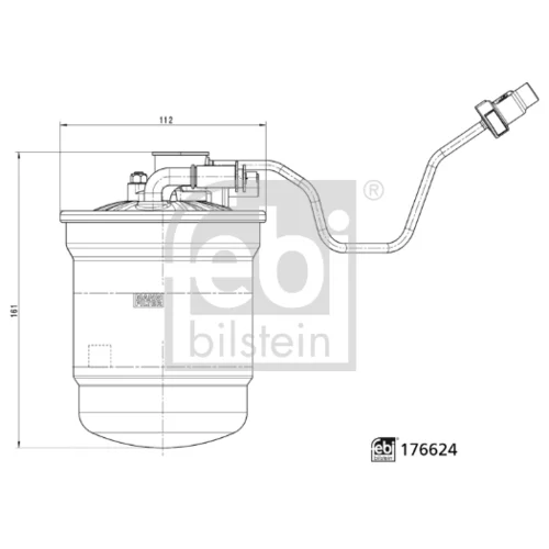 Palivový filter 176624 (FEBI Bilstein) - obr. 2