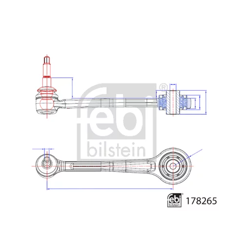 Rameno zavesenia kolies 178265 (FEBI Bilstein) - obr. 2