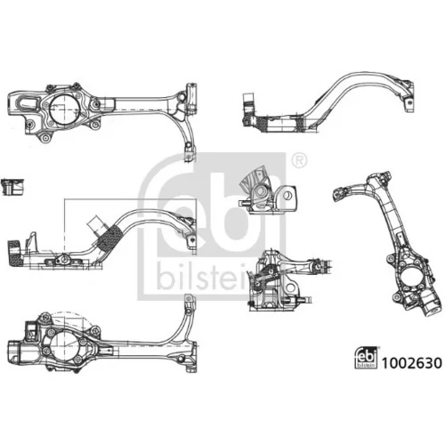 Čap nápravy zavesenia kolies FEBI BILSTEIN 1002630