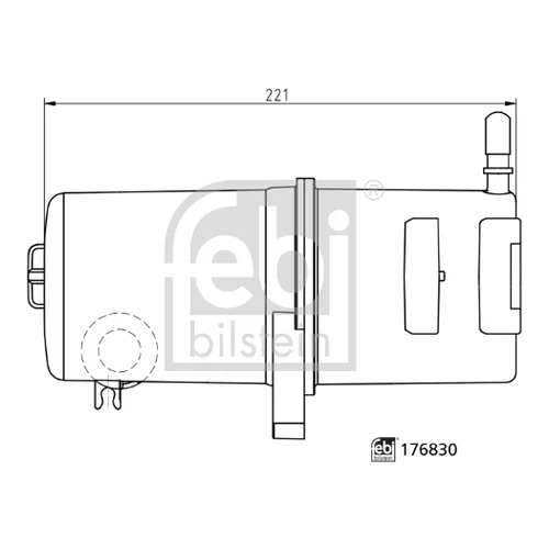 Palivový filter 176830 (FEBI Bilstein) - obr. 2