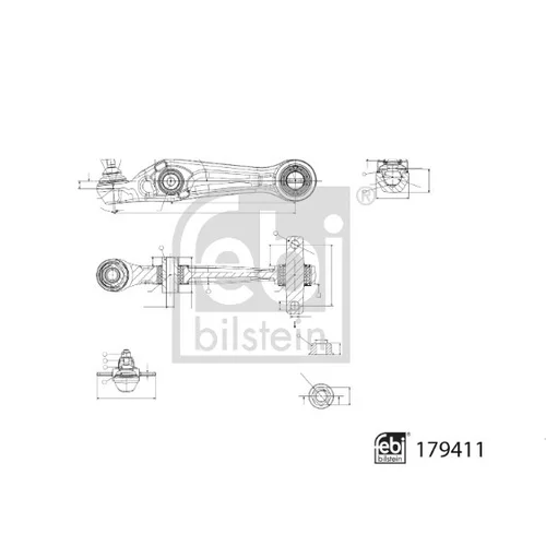 Rameno zavesenia kolies 179411 (FEBI Bilstein) - obr. 2
