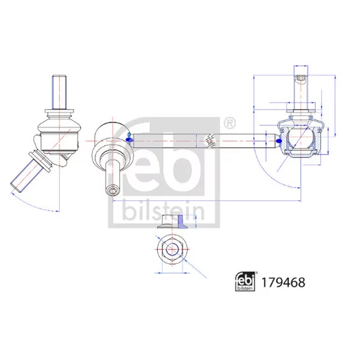 Tyč/Vzpera stabilizátora 179468 (FEBI Bilstein) - obr. 1