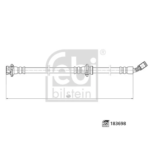 Brzdová hadica FEBI BILSTEIN 183698