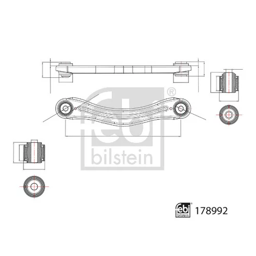 Rameno zavesenia kolies 178992 (FEBI Bilstein) - obr. 2