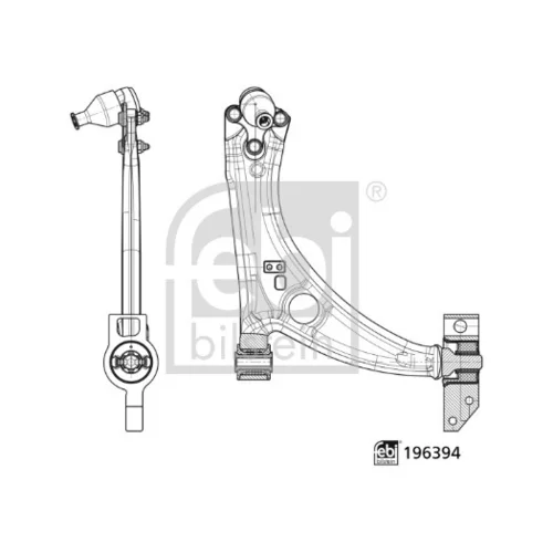 Rameno zavesenia kolies FEBI Bilstein 196394