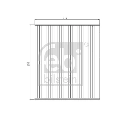 Filter vnútorného priestoru 173280 (FEBI Bilstein) - obr. 1