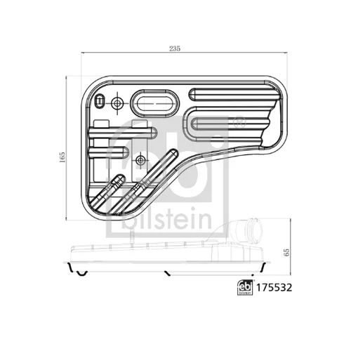 Hydraulický filter automatickej prevodovky 175532 (FEBI Bilstein) - obr. 2