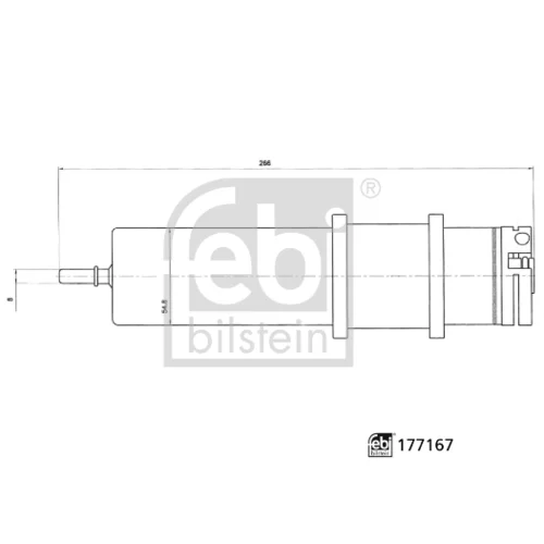 Palivový filter 177167 (FEBI Bilstein) - obr. 2