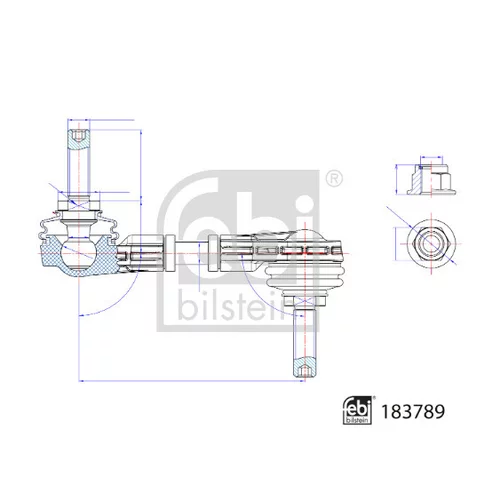 Tyč/Vzpera stabilizátora FEBI BILSTEIN 183789