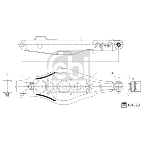 Rameno zavesenia kolies FEBI BILSTEIN 194328