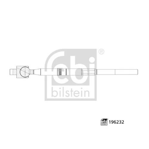 Axiálny čap tiahla riadenia 196232 (FEBI Bilstein)