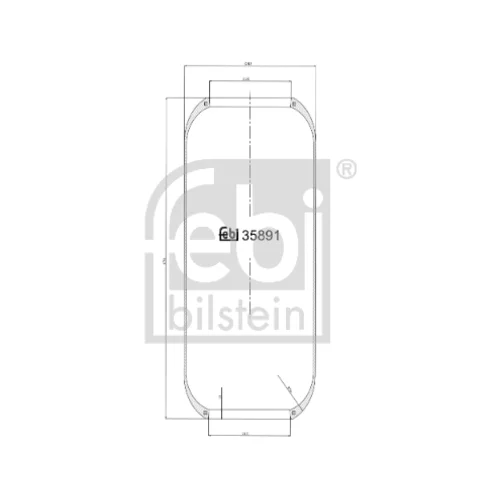 Mech pneumatického pruženia FEBI BILSTEIN 35891