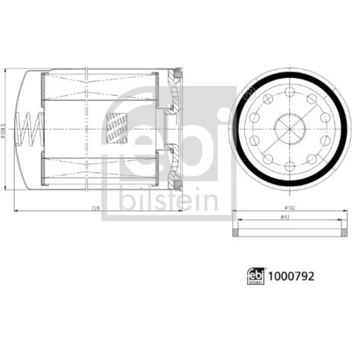 Palivový filter FEBI BILSTEIN 1000792