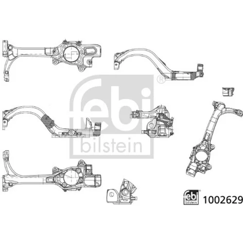 Čap nápravy zavesenia kolies FEBI BILSTEIN 1002629