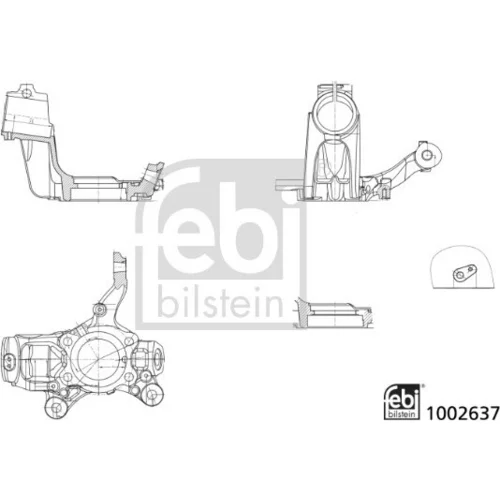 Čap nápravy zavesenia kolies FEBI BILSTEIN 1002637