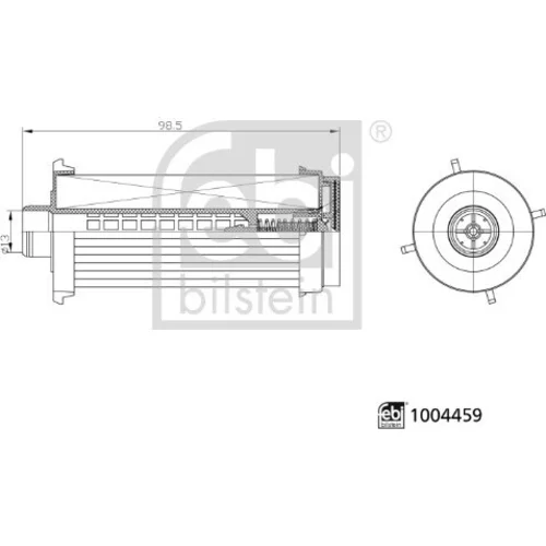Hydraulický filter automatickej prevodovky FEBI BILSTEIN 1004459
