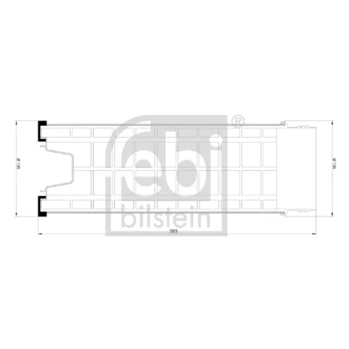 Vzduchový filter 172451 (FEBI Bilstein) - obr. 1