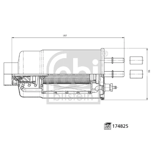 Palivový filter 174825 (FEBI Bilstein) - obr. 2