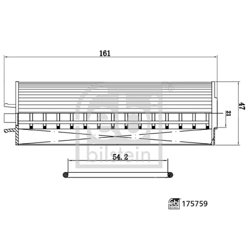 Olejový filter 175759 (FEBI Bilstein) - obr. 2